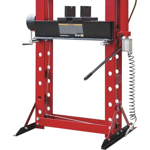 Strongway 40-Ton Pneumatic Shop Press with Gauge and Winch | Controlled pressing, Automotive repair, Bearing service, Straightening and fabrication, Shop-ready construction - style: 40 ton