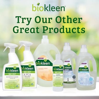 Biokleen Bac-Out Carpet Stain Remover Enzymatic, Destroys Stains & Odors Safely, for Pet Urine, Laundry, Diapers, Wine, Carpets, More, Eco-Friendly, Plant-Based - size: 128 Fl Oz (Pack of 2)