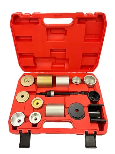 Differential Rear Axle Bush Tool Kit, Mount Bushing Kit | Silent Bearing Puller Set Dent Puller Kit, Compatible with BMW E36, E38/39, E60/61, E31,E90/91