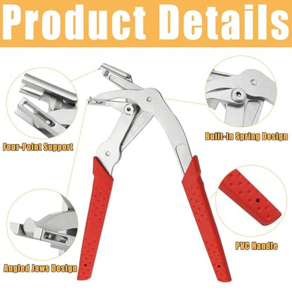 Car Clip Pliers & Trim Removal Tool Professional Disassembly Tool | Heavy Duty Spring-Loaded Panel Clip Removal Pliers for Auto Fasteners Trims Buckles Rivets Without Damage