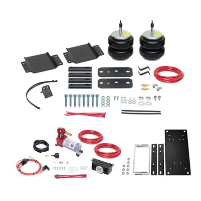 TrendsAuto Firestone Airide Rear Ride-Rite Air Spring Kit and Dual Path Analog Standard Compressor Kit fits 2007-2021 Tundra | Easy Installation | Includes TrendsAuto Decal - size: 2007-2021, style: Dual Path Analog