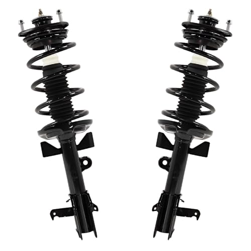 Detroit Axle - Front Struts w/Coil Springs Rear Shock Absorbers Sway Bars Replacement for 2011-2012 Honda Odyssey - 6pc Set - size: 6AQS47234/Shock Kit