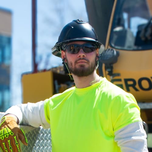 HexArmor NX1 Weld Shade Safety Glasses | High Impact Rated Z87+ | Permenant Anti-Fog and Anti-Scratch - color: Weld Shade 1.7
