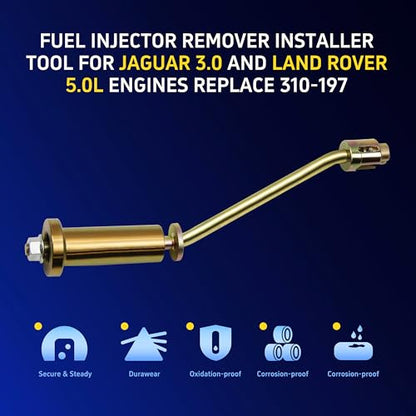 Kuntech 310-197 Fuel Injector Remover Installer Tool Compatible with Jaguar 3.0 and Land Rover 5.0L Engines