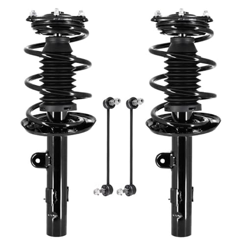 Detroit Axle - 1.5L Front Struts Sway Bars for 2018-2022 Honda Accord 2 Struts with Coil Spring 2 Stabilizer Sway Bar End Links 2019 2020 2021 Replacement Suspension Kit - size: 4QS55153/Sway Kit