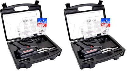 Weller 260 Watt & 200W Professional Soldering Gun Kit with Three Tips and Solder in Carrying Case | D550PK, (Pack of 2) - size: 6 piece (Pack of 2)