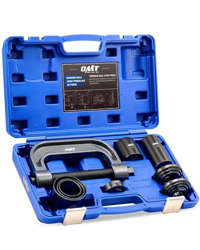 Orion Motor Tech Heavy Duty Ball Joint Press & U Joint Removal Tool Kit with 4wd Adapters, for Most 2WD and 4WD Cars and Light Trucks (BK) - color: dark gray C-frame