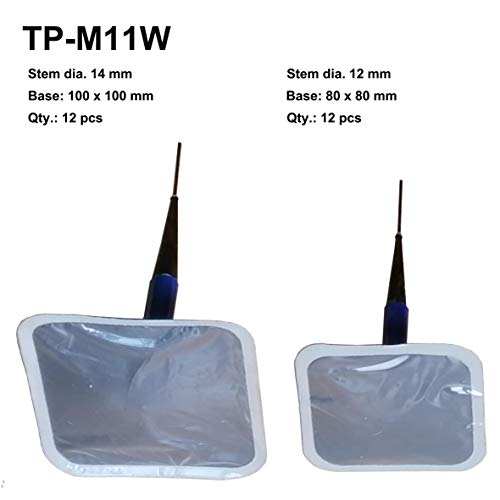 TP-M11W Combination Repair Unit Kit,1/2" x 3 1/8" and 9/16" x 4" Wrapped stem 12 pcs Each - size: 0.47 x 3.15 12pcs, 0.55 x 3.94 12pcs