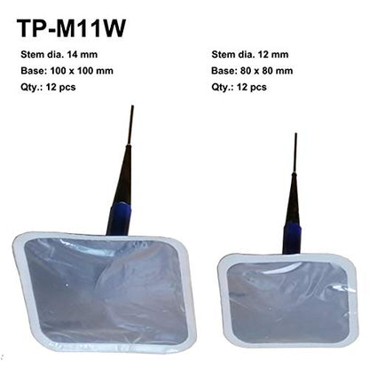 TP-M11W Combination Repair Unit Kit,1/2" x 3 1/8" and 9/16" x 4" Wrapped stem 12 pcs Each - size: 0.47 x 3.15 12pcs, 0.55 x 3.94 12pcs