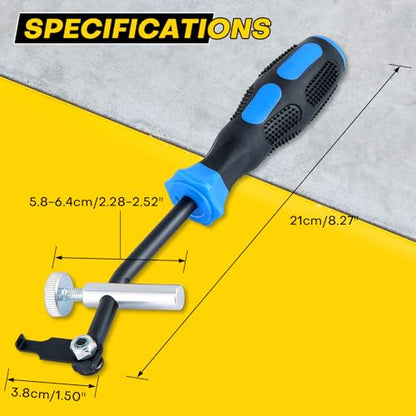 58430 Shaft Type Seal Puller | Seal Puller, Camshaft & Crankshaft Oil Seal Removal Tool, Seal Puller Tool for Automotive and Motorcycle Engine Repair