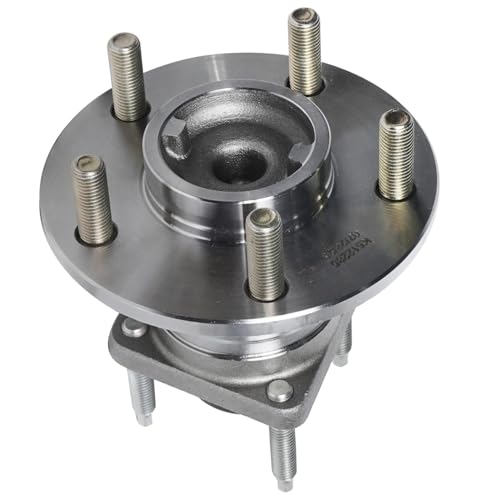 Detroit Axle - 2 Rear Wheel Bearing Hubs for Chevy Malibu 2004-2012 HHR 2008-2010 Cobalt 2009-2010 Pontiac G6 2005-2010 Saturn Aura 2007-2009, 5 Lug w/ABS Replacement Wheel Bearing and Hubs Assembly - style: 512285 x2/Pair