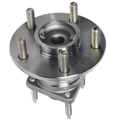 Detroit Axle - 2 Rear Wheel Bearing Hubs for Chevy Malibu 2004-2012 HHR 2008-2010 Cobalt 2009-2010 Pontiac G6 2005-2010 Saturn Aura 2007-2009, 5 Lug w/ABS Replacement Wheel Bearing and Hubs Assembly - style: 512285 x2/Pair