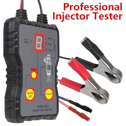 Professional Fuel Injection Cleaning Kit – Portable Injector Tester & Flush Scanner Tool with 4 Pulse Mode for Auto Mechanics