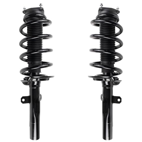 Detroit Axle - 2 Front Struts for Ford 2015-2022 Transit-150 Transit-250 Transit-350, 2016 2017 2018 2019 2020 2021 Quick Complete Struts with Coil Spring Assembly Replacement Suspension Shock - size: SR57816x2/PAIR