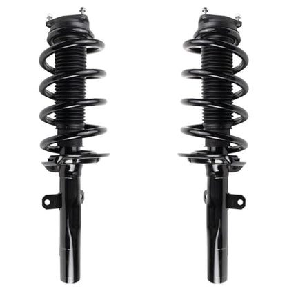Detroit Axle - 2 Front Struts for Ford 2015-2022 Transit-150 Transit-250 Transit-350, 2016 2017 2018 2019 2020 2021 Quick Complete Struts with Coil Spring Assembly Replacement Suspension Shock - size: SR57816x2/PAIR
