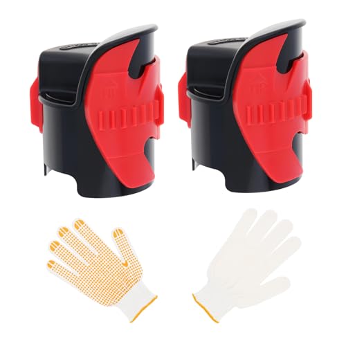 Windance 2 Pack Motorcycle Fork Seal Saver Cleaner 45mm-55mm Front Fork Seal Clean Tool, Shock Repairing Absorber Tool Shock Absorber Oil Cleaning Repairing Tools for Dirt Bike Tricycle (Red) - color: Red