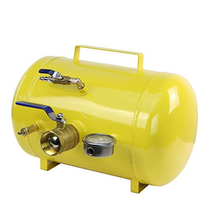 XtremepowerUS 5 Gallon Bead Seater Air Tire Seating Blaster Inflator ATV, RV, Tractor, Vehicles, Jeep, Pickup, Car, Van, Truck 145PSI 5-Gallons Capacity Heavy Duty Pressure Air Cannon - color: Yellow
