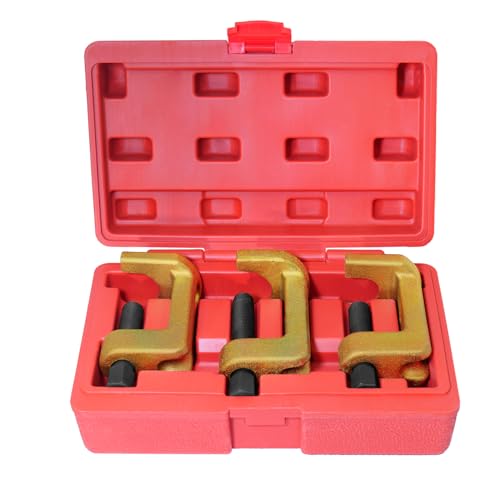 3PCS Ball Joint Remover Extractor, 29mm 34mm 24mm Ball Joint Splitter Set, Ball Joint Removal Tool Slack Adjuster Tie Rod End Puller for Car SUV Light Truck Pickup, Easy Ball Joint Separation