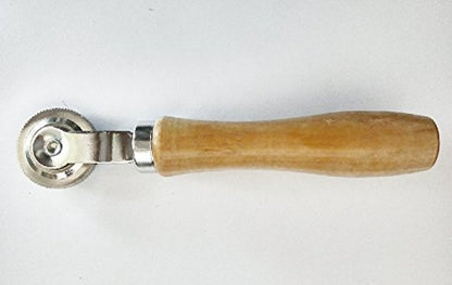 Wooden Handle Repair Patch YJ84023 5/32" Handle Stitcher 38×4mm Dia Roller Tool - size: YJ84023 5/32" Handle Stitcher 38×4mm