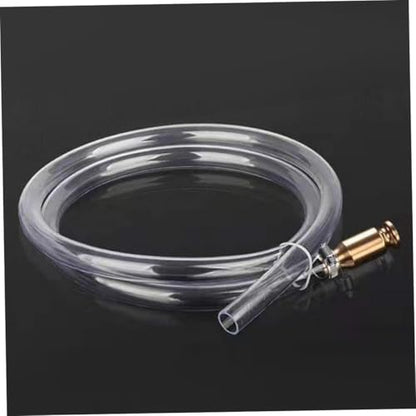 Luxshiny 1set Convenient Automotive Maintenance Siphon Pump for Water Fuel Siphon Hose Oil Transfer Hose Connector Clamp and Switch Kit