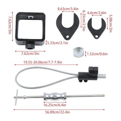 GXYWADY 48mm and 63mm CV Axle Joint Puller Removal Tool Kits Slide Hammer Wheel Drive