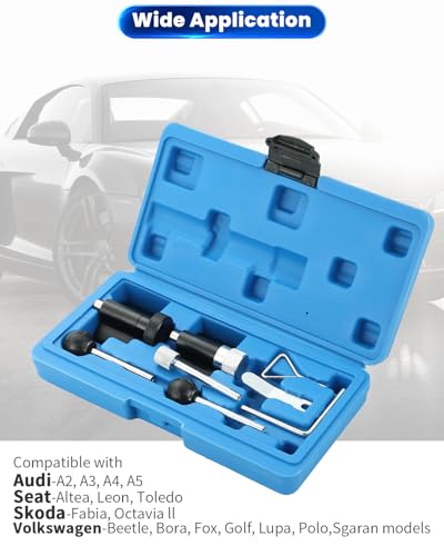 ATPEAM Diesel Engine Timing Crank Locking Tool Set Compatible with VW Compatible with A2 A3 A4 A6 1.2 1.4 1.9 2.0 TDI PD 2002-2008