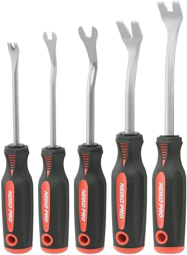 Neiko 20596B Auto Trim Panel Removal Tool Set with Soft Grip (5 Piece)