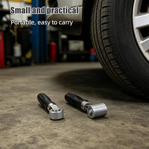 4pcs Sound Deadener Roller: Heat Insulation Mat Roller -Tire Repair Kit - Automotive Tire Patch Tool - Car Interior Accessories for Compacting Tube Fixing