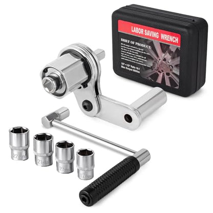 Torque Multiplier, Heavy Duty Torque Multiplier Wrench Set for Lug Nut Remover 1/2 Driver 1:16 Labor Saving Wrench
