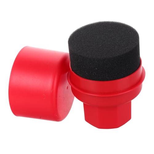 Amosfun Car Tire Shine Sponge Brush High Density Wax Applicator Pad Set for Auto Detailing Handheld Polishing Tool for Tire Cleaning