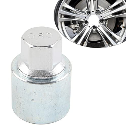FSFY Wheel Lock Lug Nut Remover Kit, Automotive Wheel Anti-Theft Screw Removal Key Socket for BMW 1 2 3 4 5 6 7 Series, Pattern 20