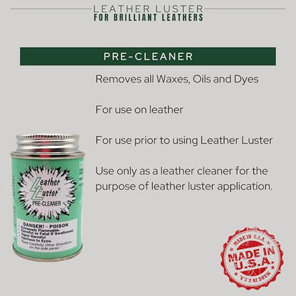 Leather Luster Patent Leather Polish, Cleaner and Conditioner | Made in the USA - style: Original Kit - 12oz