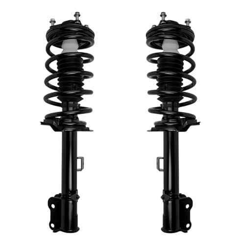 Detroit Axle - Front 4pc Steering Knuckles Kit for 05-12 Ford Escape, 05-11 Mazda Tribute Mercury Mariner, 2 Steering Knuckles & Wheel Bearing Hubs 2 Struts w/Coil Spring Replacement Suspension - size: 4QU47679/ Big strut kit