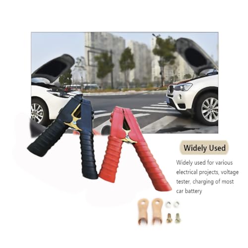 NANSH Booster Jumper Cable Copper Clamps Heavy Duty Car Battery Charger Clamps (2 Pair) - size: 2 Pair
