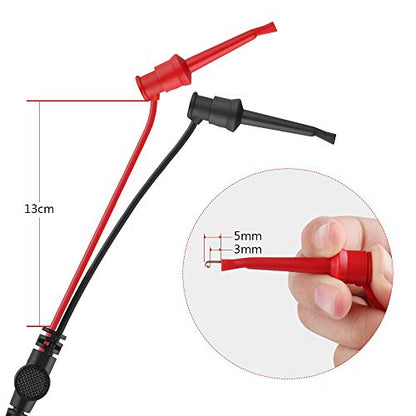 Oscilloscope Probes - BNC to Alligator Clips, Mini Test Clips & BNC Cables (3 Pack)