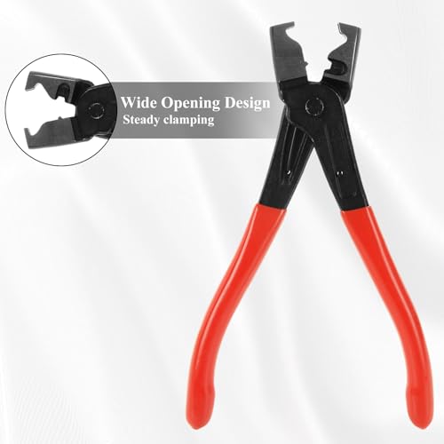 7-Piece Electrical Disconnect Pliers, Automotive Electrical Disconnect Pliers Set, Clip Removal Tool for Mechanics, Stainless Steel Car Clip Remover Tool Kit for Cars, Trucks and SUVs