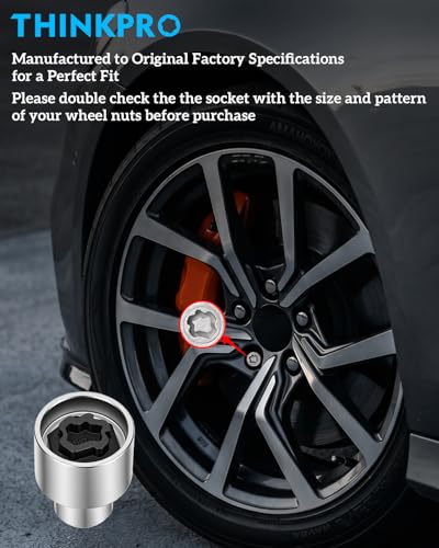 530 Wheel Lock Key for Volkswagen Wheel Lock Key | Compatible With VW VAG Volkswagen, Anti Theft Wheel Socket, Quick Removal Of Locking Lug Nuts - style: 530 compatible with vw wheel lock key