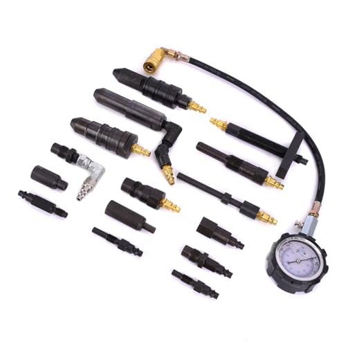 MOCA 1000 Psi Diesel Direct & Indirect Engine Compression Pressure Tester fits for use on Cummins 5.9, For Detroit Diesel 53, 71, 92, 110, 149, V53, V71, For GM Duramax 4.3/5.7/6.2/6.5L/ 6.6L