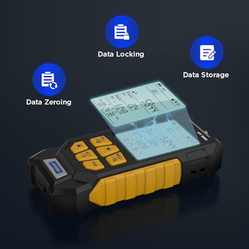 AUTOOL Manometer Gas Pressure Tester -100 to 300Kpa Digital Manometer HVAC 11 Units, Data Lock & Storage with Magnetic Back, Backlit Display