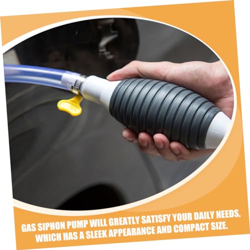 PRETYZOOM Siphon Pump for Transfer Manual Gas Extractor Hose Design for Cars Trucks and Water Extraction Easy to Use Siphon Kit