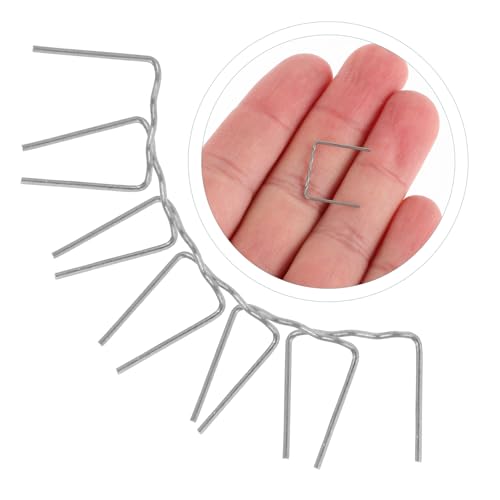 100pcs Plastic Welding Hot Staples Kit for Car Bumper and Dashboard Repair 0.8mm Pre-Cut Welding Rods Sturdy Hot Stapler Supplies for Automotive Repair