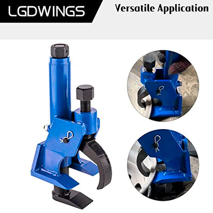 Manual Tire Bead Breaker Tool, Heavy Duty Bead Buster for 38" to 42" Tires, Adjustable Tire Repair Kit for ATV, UTV, Tractor and Lawn Mower, Blue (Use Hand Wrench Only) - color: BLUE