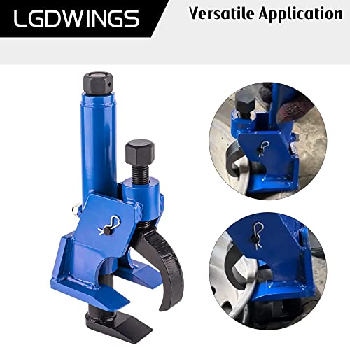 Manual Tire Bead Breaker Tool, Heavy Duty Bead Buster for 38" to 42" Tires, Adjustable Tire Repair Kit for ATV, UTV, Tractor and Lawn Mower, Blue (Use Hand Wrench Only) - color: BLUE
