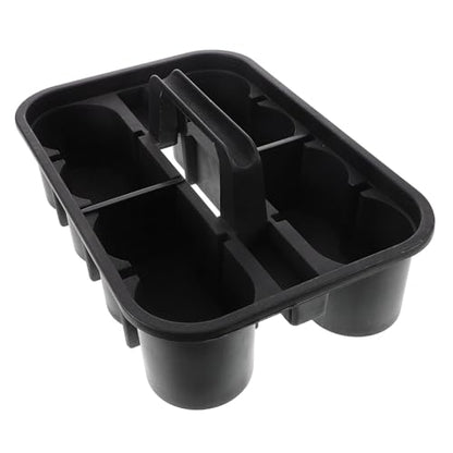 Plastic Storage Tray Organizer with Handle Compartmentalized Bin for Car Cleaning Tools Art Supplies Makeup and Bathroom Essentials Versatile and Stylish Storage