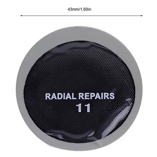 Yosoo Health Gear Tire Repair Patch, Cold Puhes For Cars 120Pcs Tire Repair Unit, Tire Patch Kit With Tire Patch, 43 Mm Roller Tire And Tube Patch, Auto Tire Repair Stitcher Tool, Tire Patches Kit