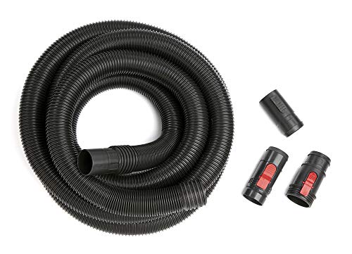 CRAFTSMAN CMXZVBE38759 2-1/2 in. x 20 ft. POS-I-LOCK Wet Dry Vacuum Hose | Industrial-Grade Shop Vacuum Hose Attachment Kit, Fits Most CRAFTSMAN Wet/Dry Vacuums with a 2-1/2 in. Diameter Inlet - style: 2-1/2 in. by 20 ft.