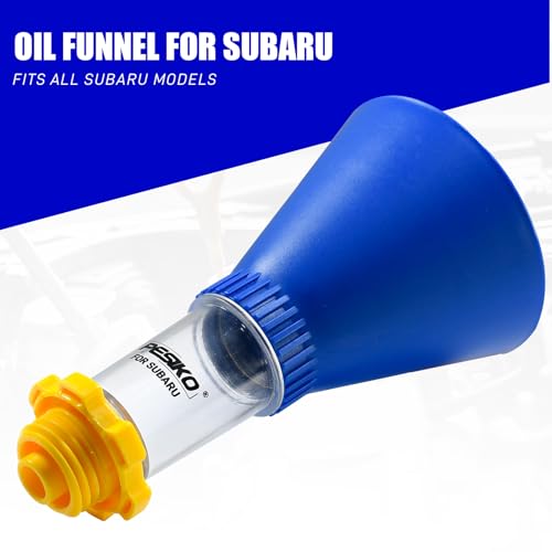Engine Oil Funnel Compatible with Subaru Vehicle | Spill-Free Hands-Free, Fast & Easy Oil Change