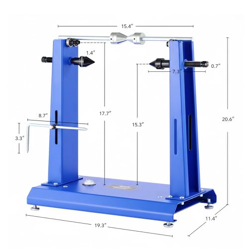 Motorcycle Wheel Balancer & Truing Stand, Heavy-Duty Static Tire Balancing Tool with Precision Bearings & Adjustable Cones, Fits Dirt Bike, Sport Bike & Motorcycle Wheels up to 35”