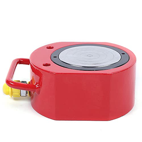 100 Ton Hydraulic Cylinder Jack,Pancake Cylinder Ram, Flat Lift Cylinder 16MM, Body Jack, Mini Hydraulic Floor Jack for Steel, Bridges, Machinery