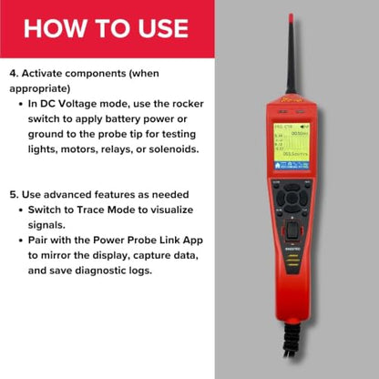 Power Probe Maestro Circuit Tester with Trace Mode (PPTM01AS)